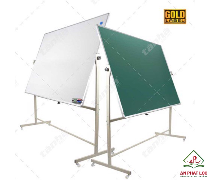 Bảng di động 2 mặt xanh trắng